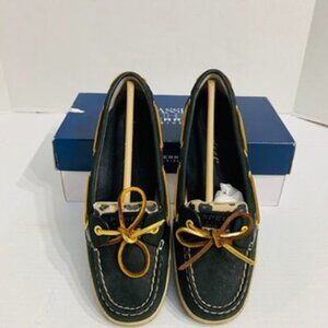 Sperry Top Sider Womens Size 8.5 M Black Shoes